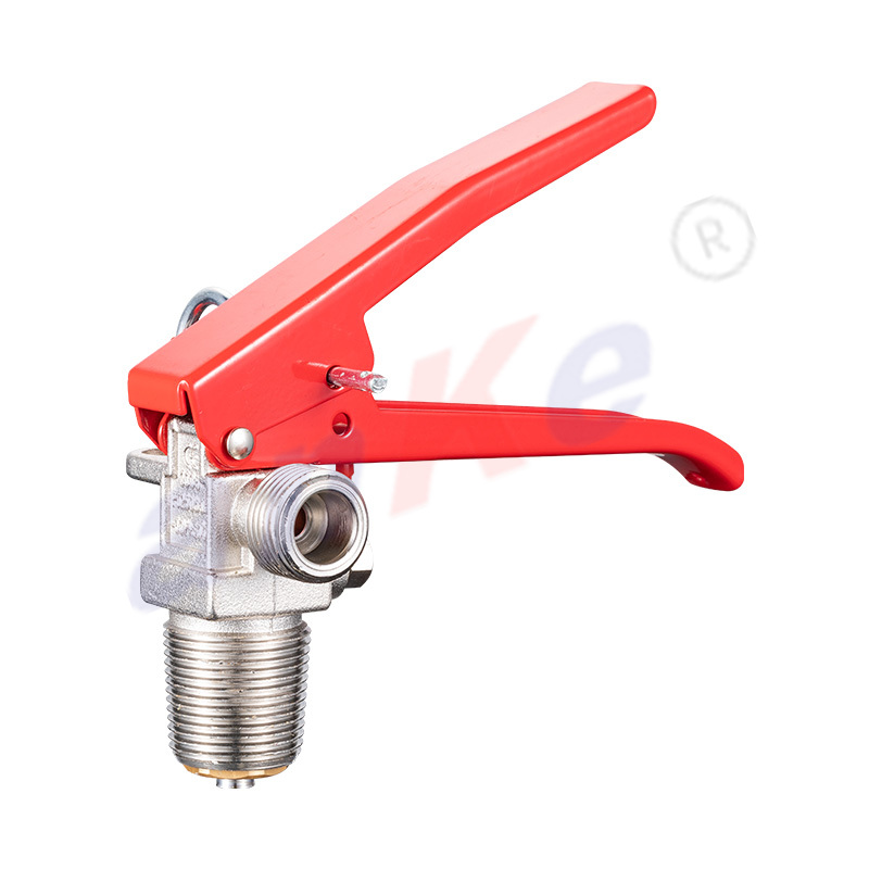 Red Handle High Quality Cylinder Valve for CO2 Fire Extinguisher 2049