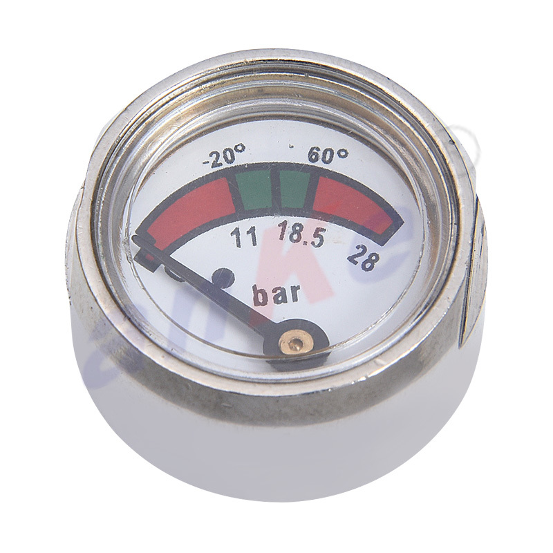 Silver Diaphragm Pressure Gauge For Fire Extinguishers